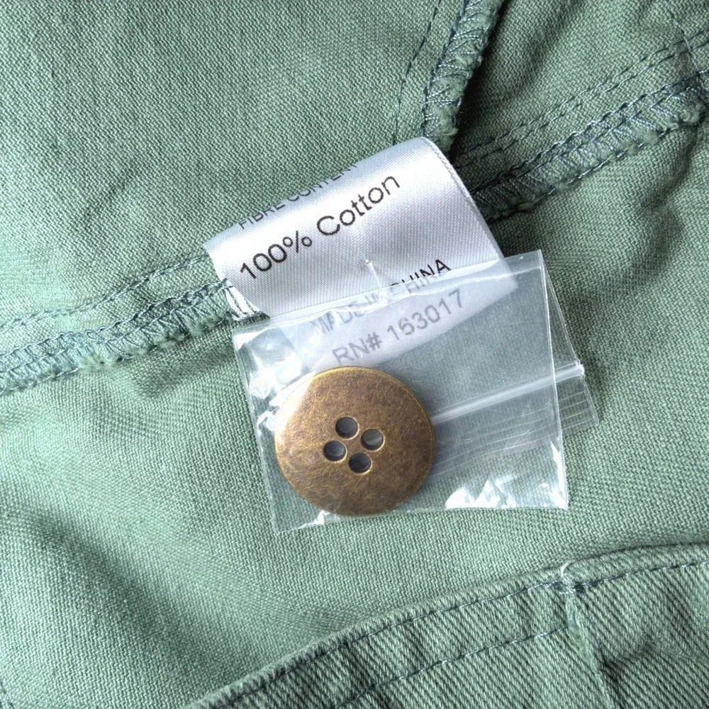 Princess Polly Lydie Cargo Mini Skirt Sage Green Y2K Military Utility Cotton 6